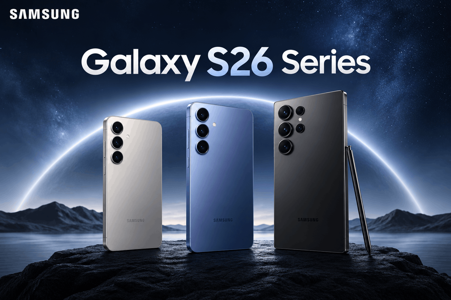 Galaxy S26 시리즈 제품 이미지