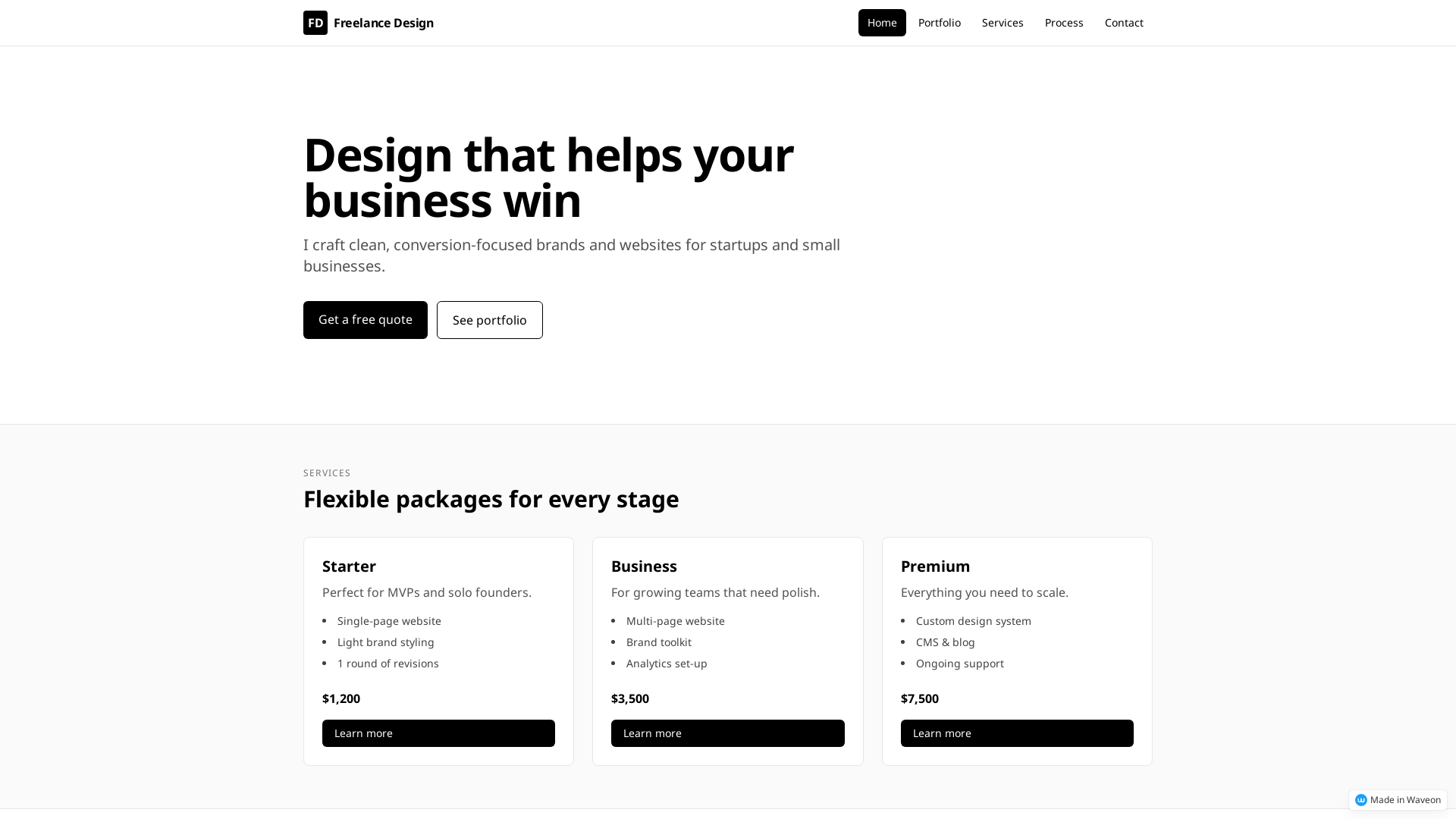Freelance Design Hub