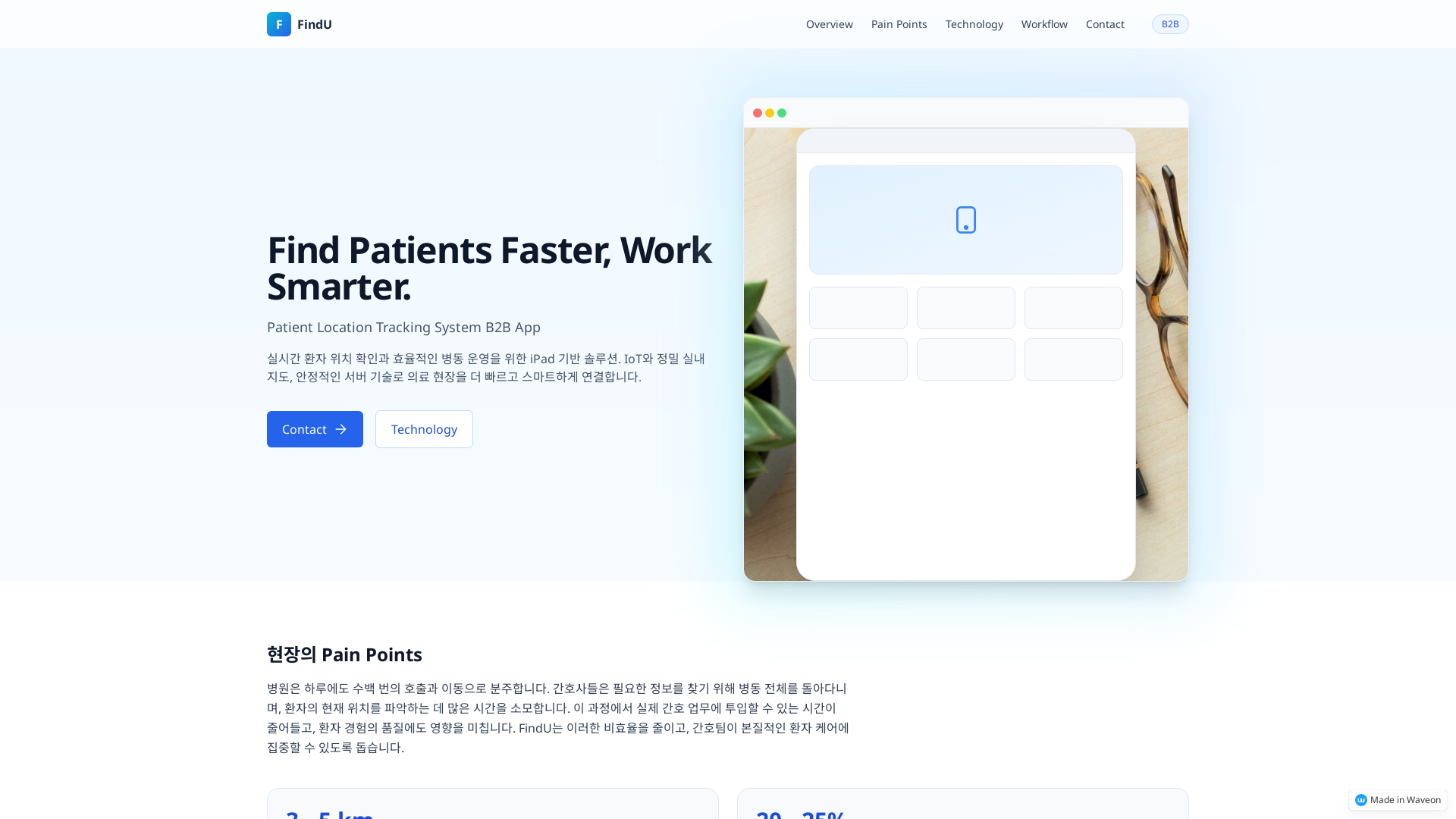 환자 위치 추적 시스템
