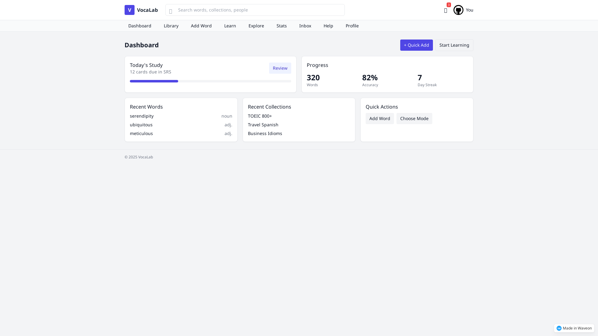 단어 암기 플랫폼