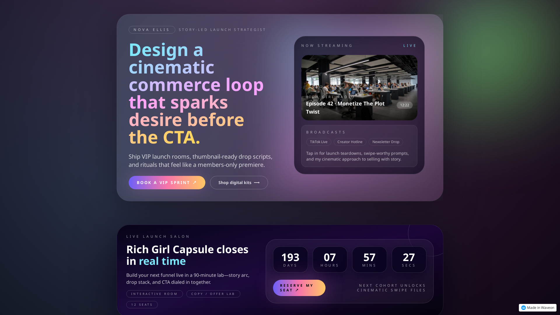 Premium Dark Mode for Tech & Biz