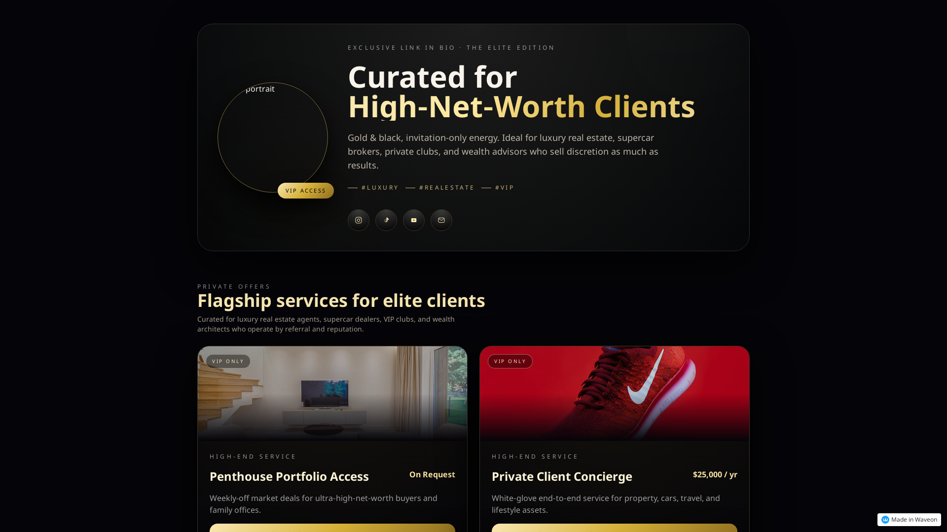 Exclusive Gold & Luxury Brand