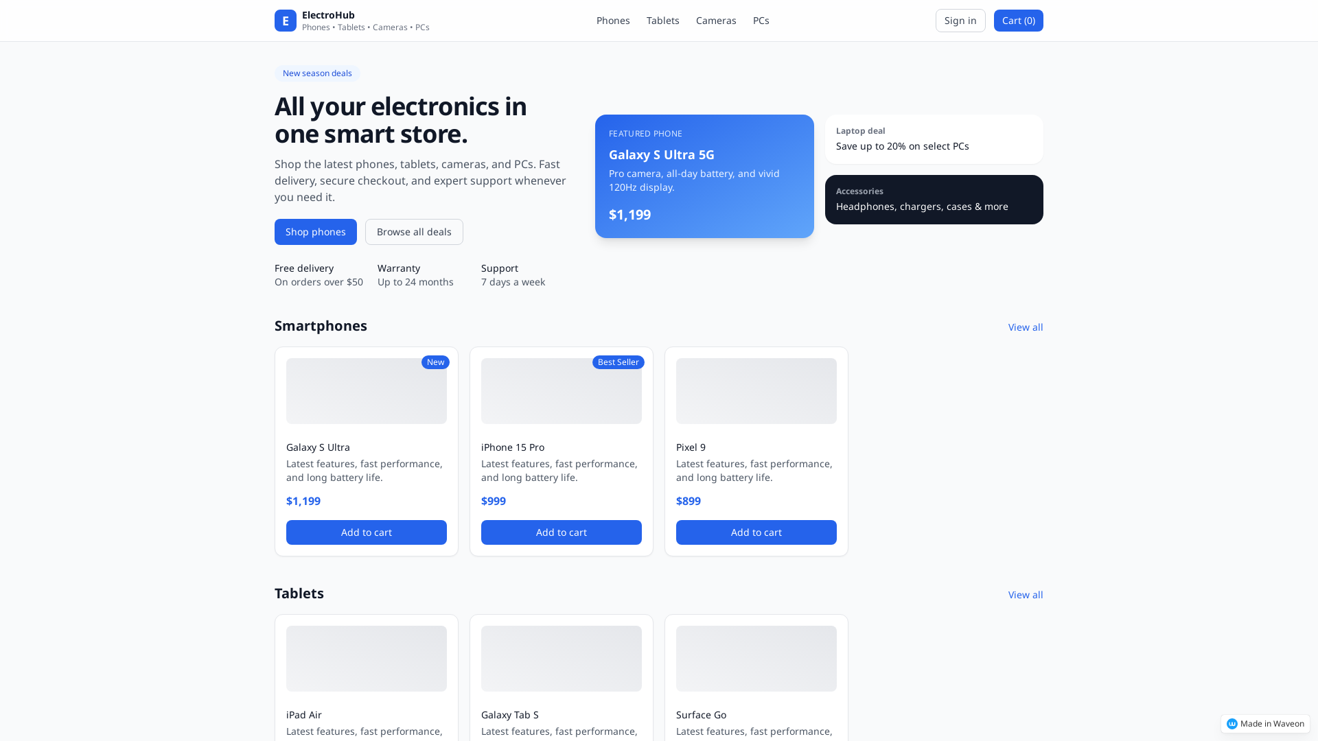 ElectroStore HTML Template