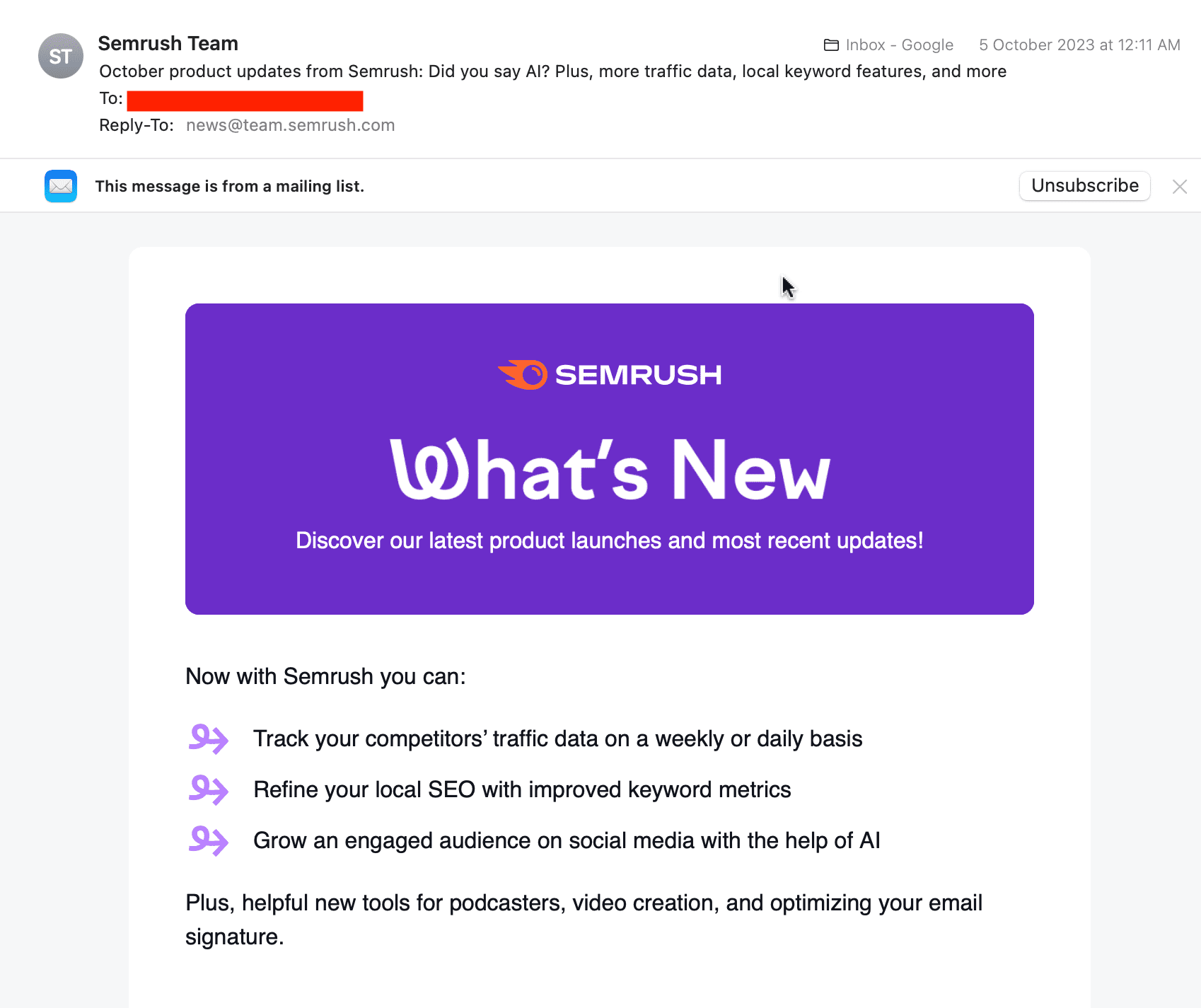Semrush Nurturing Emails Semrush Nurturing Emails