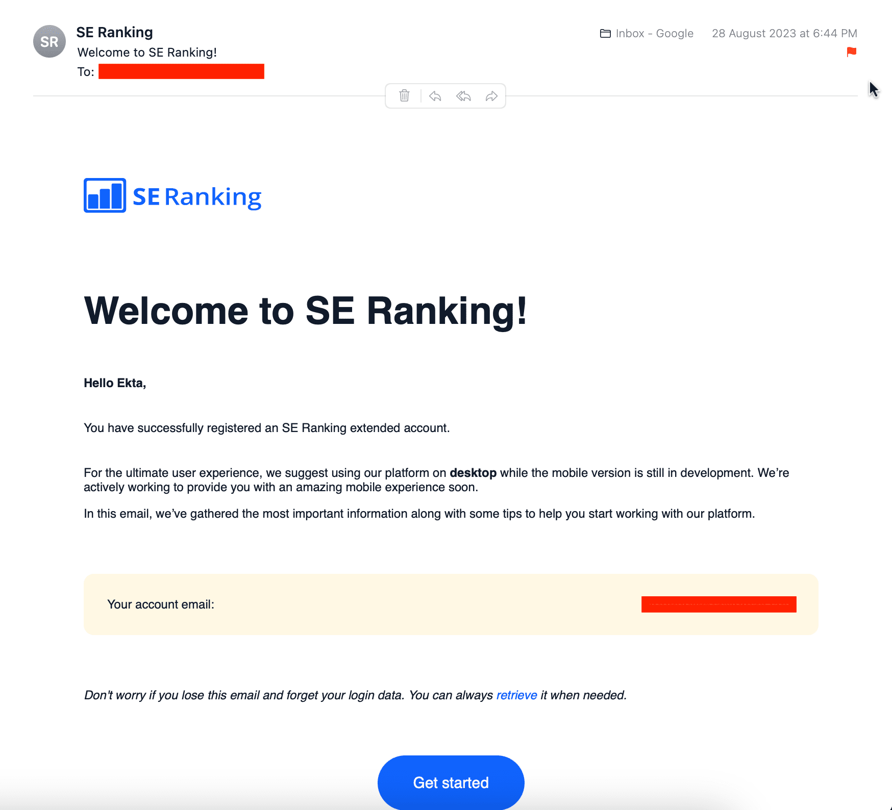 Onboarding Email Onboarding Email