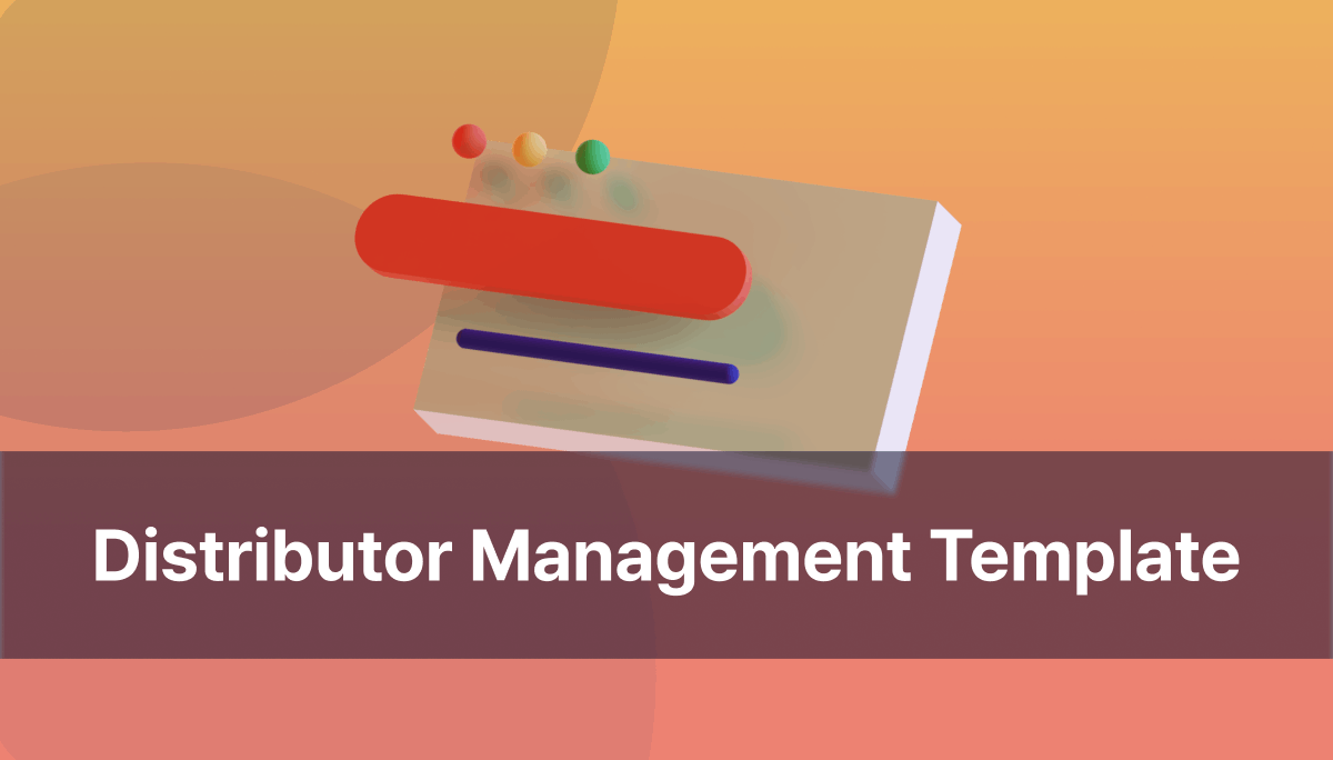 Waveon Distributor Management Template: Streamline Operations in One Place