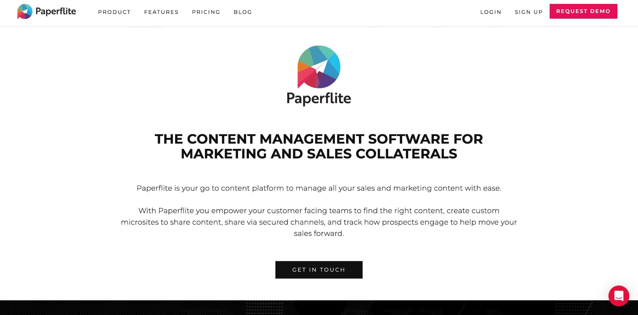 PaperFlite content management platform PaperFlite content management platform