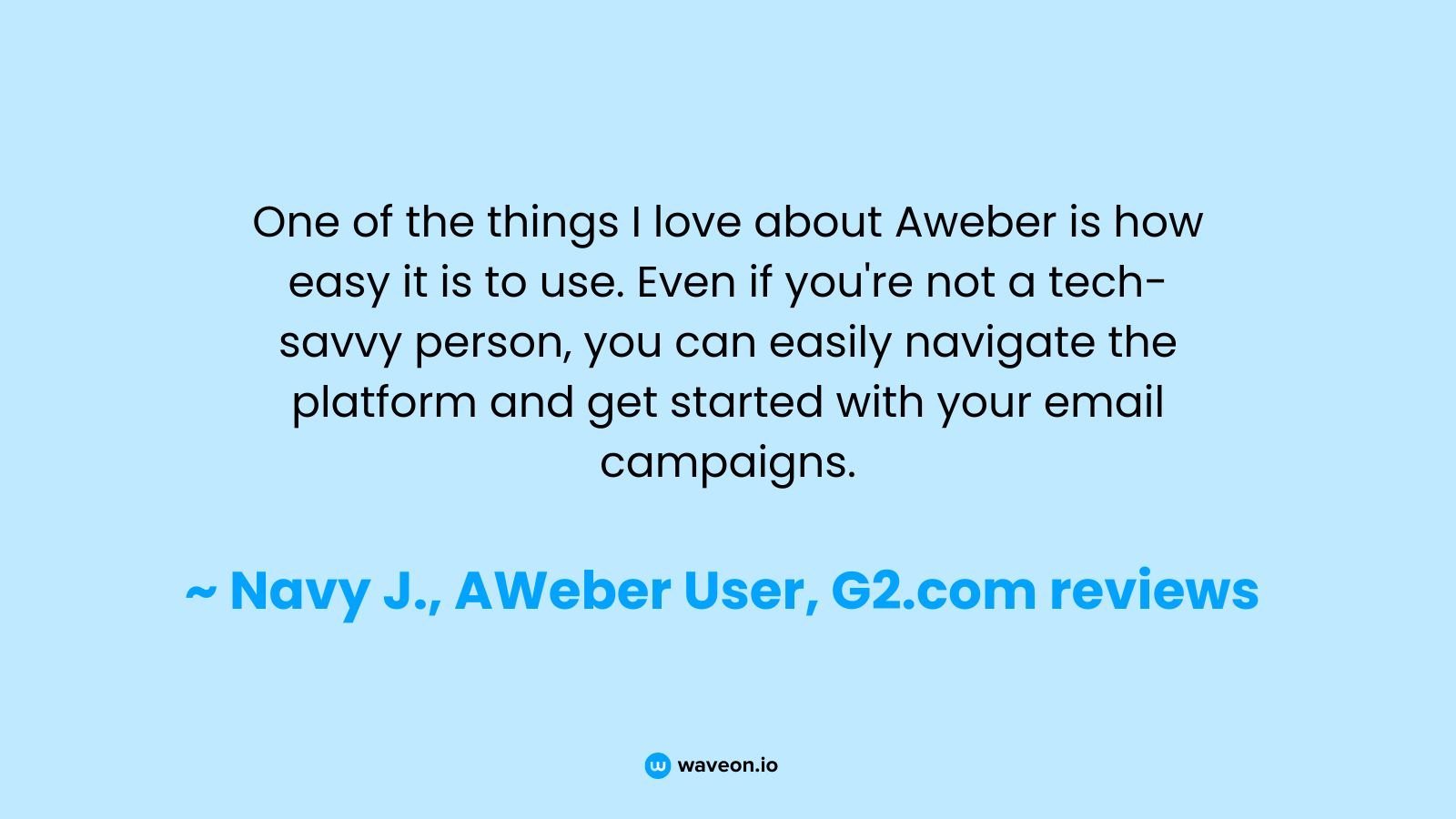 AWeber g2.com review