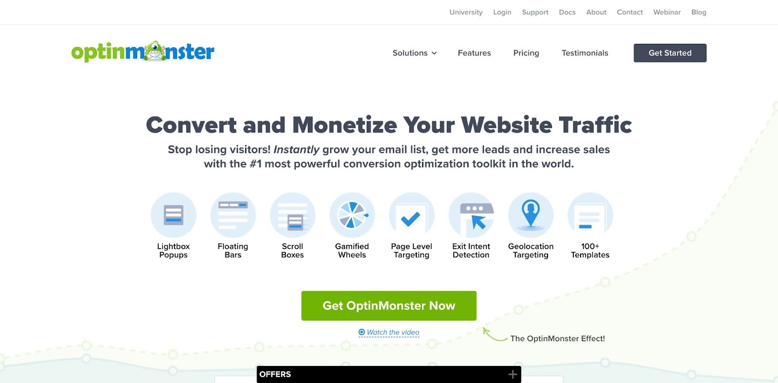 OptinMonster — best for converting website visitors