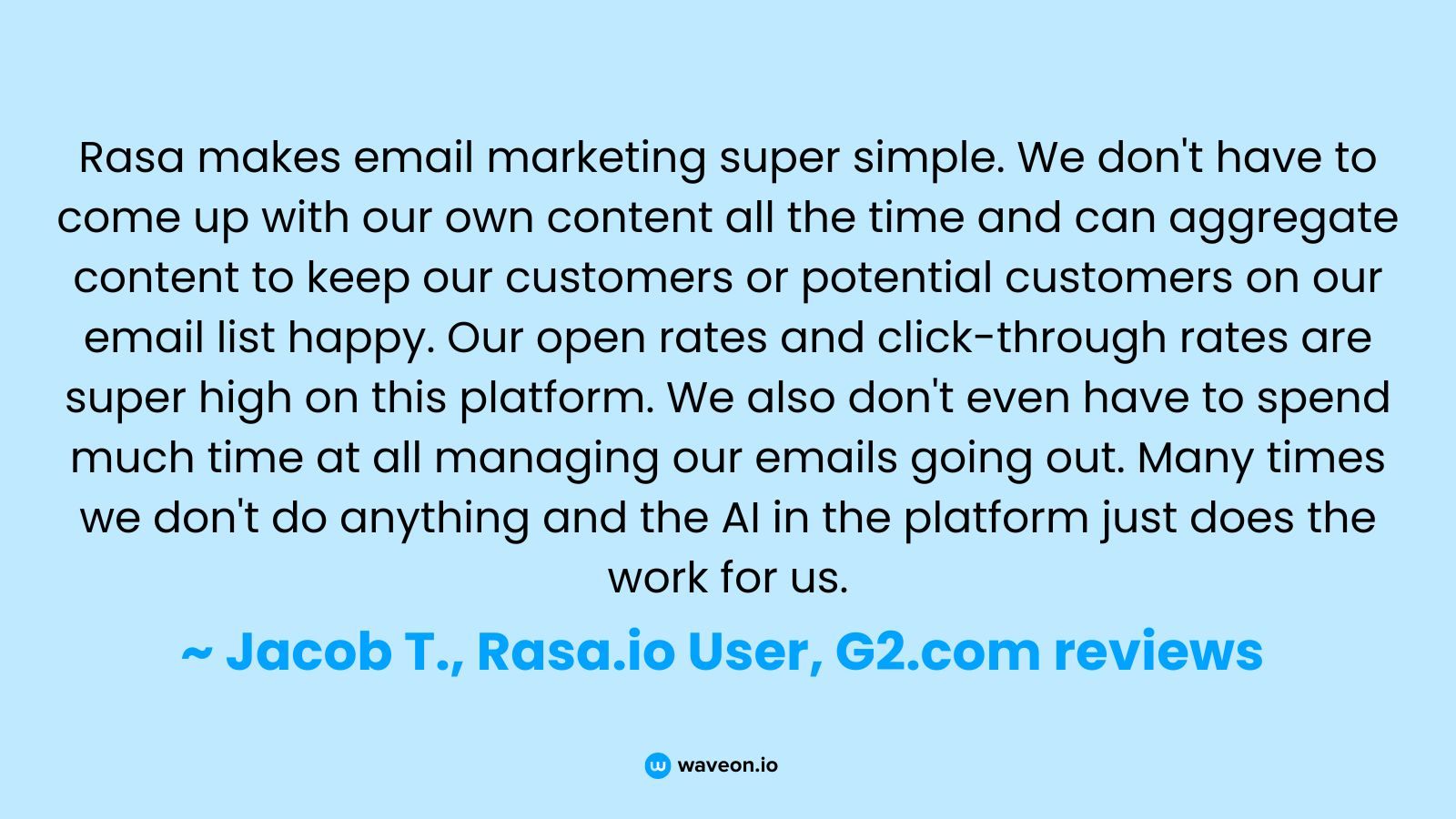 Rasa.io g2.com review Rasa.io g2.com review