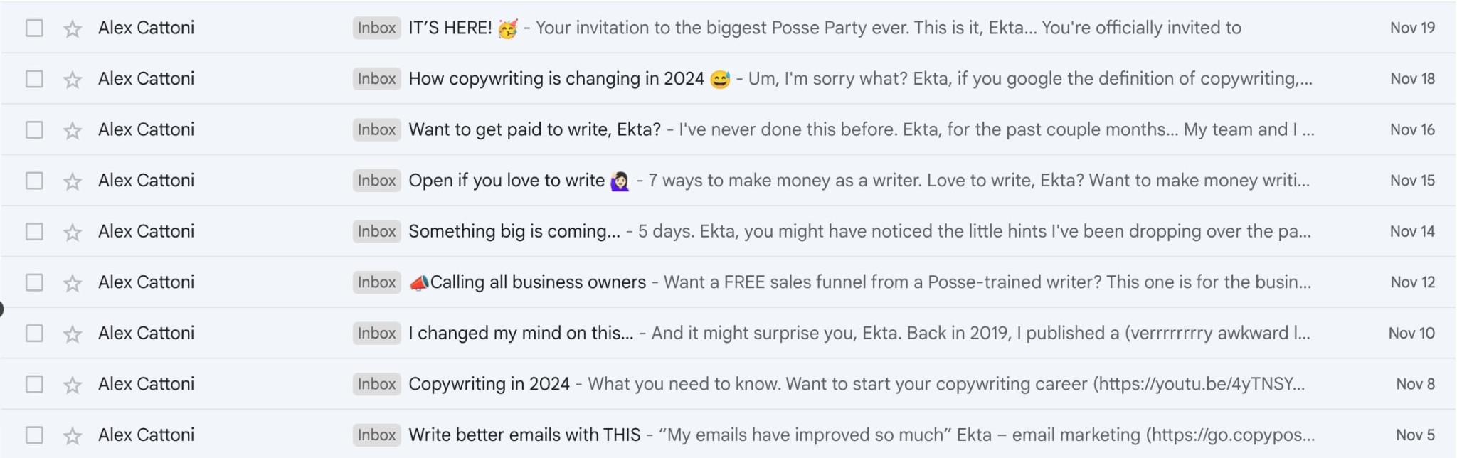 curiosity generating alex