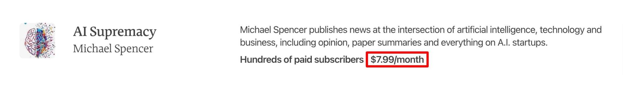 monthly subscription