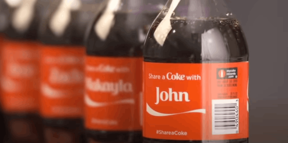Viral Marketing example - Coca-Cola's Share a Coke Campaign