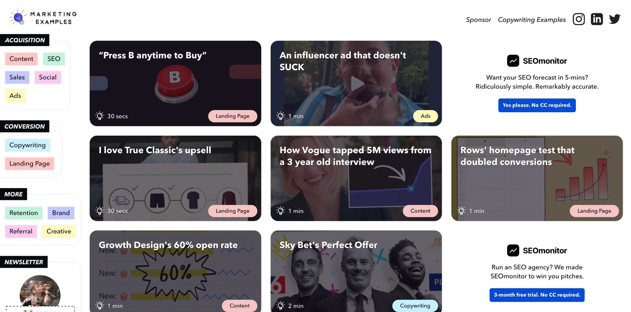 Marketing Examples