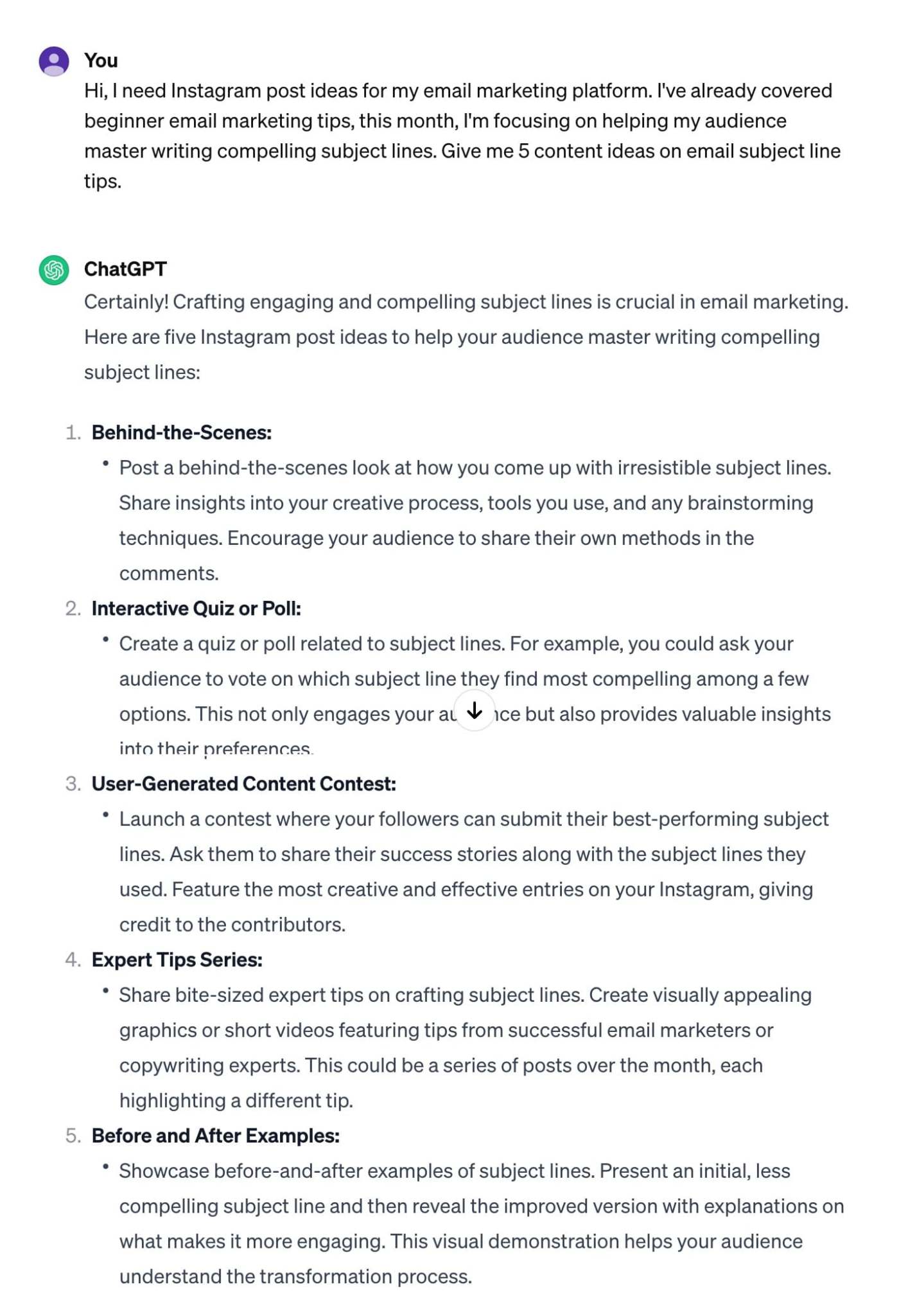 generating content ideas