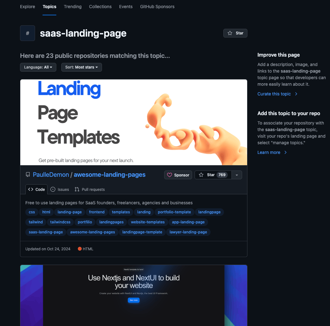 Landing Page for SaaS 4 - Saas Landing Page on GitHub