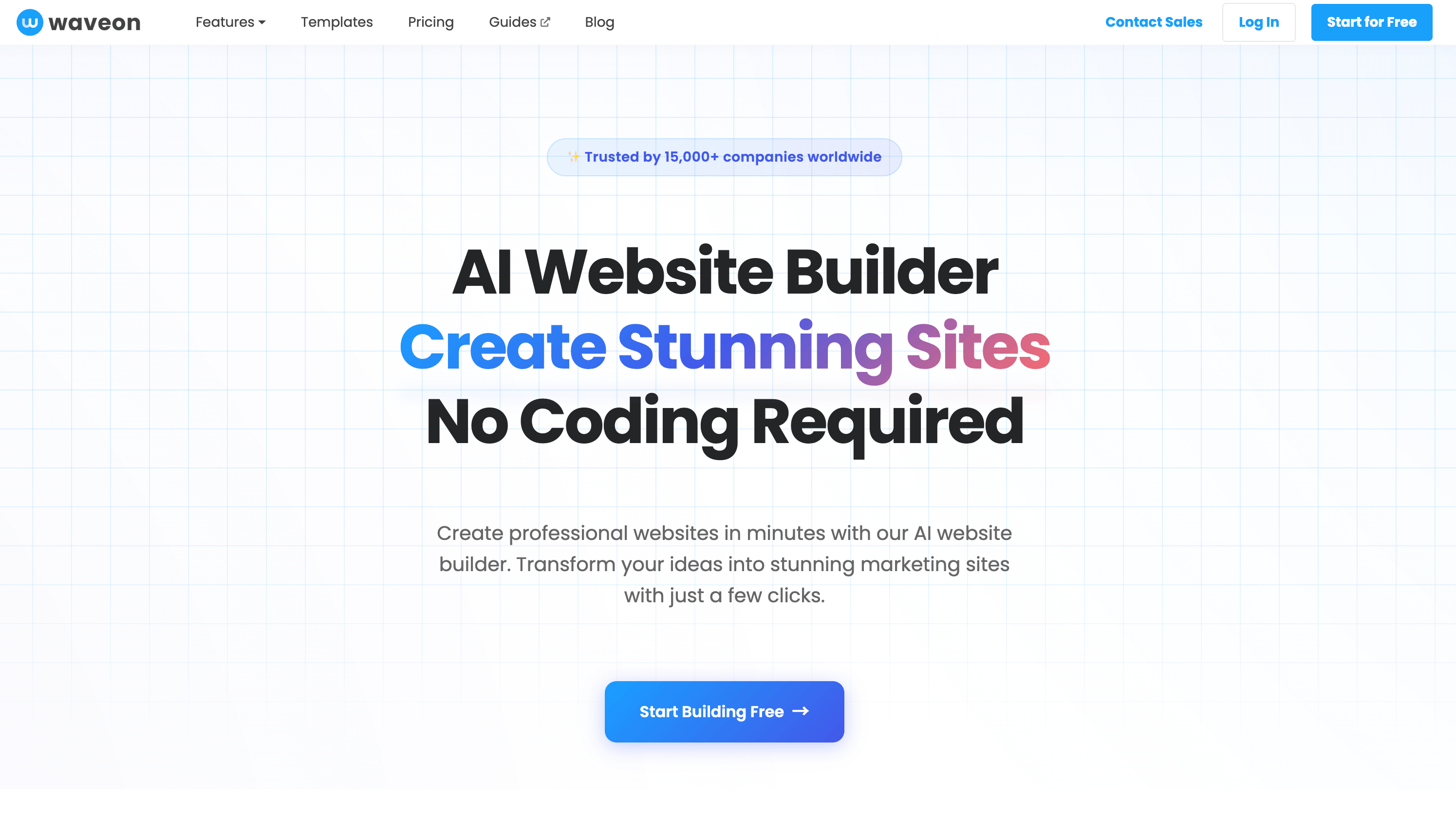Vibe coding tool — Waveon