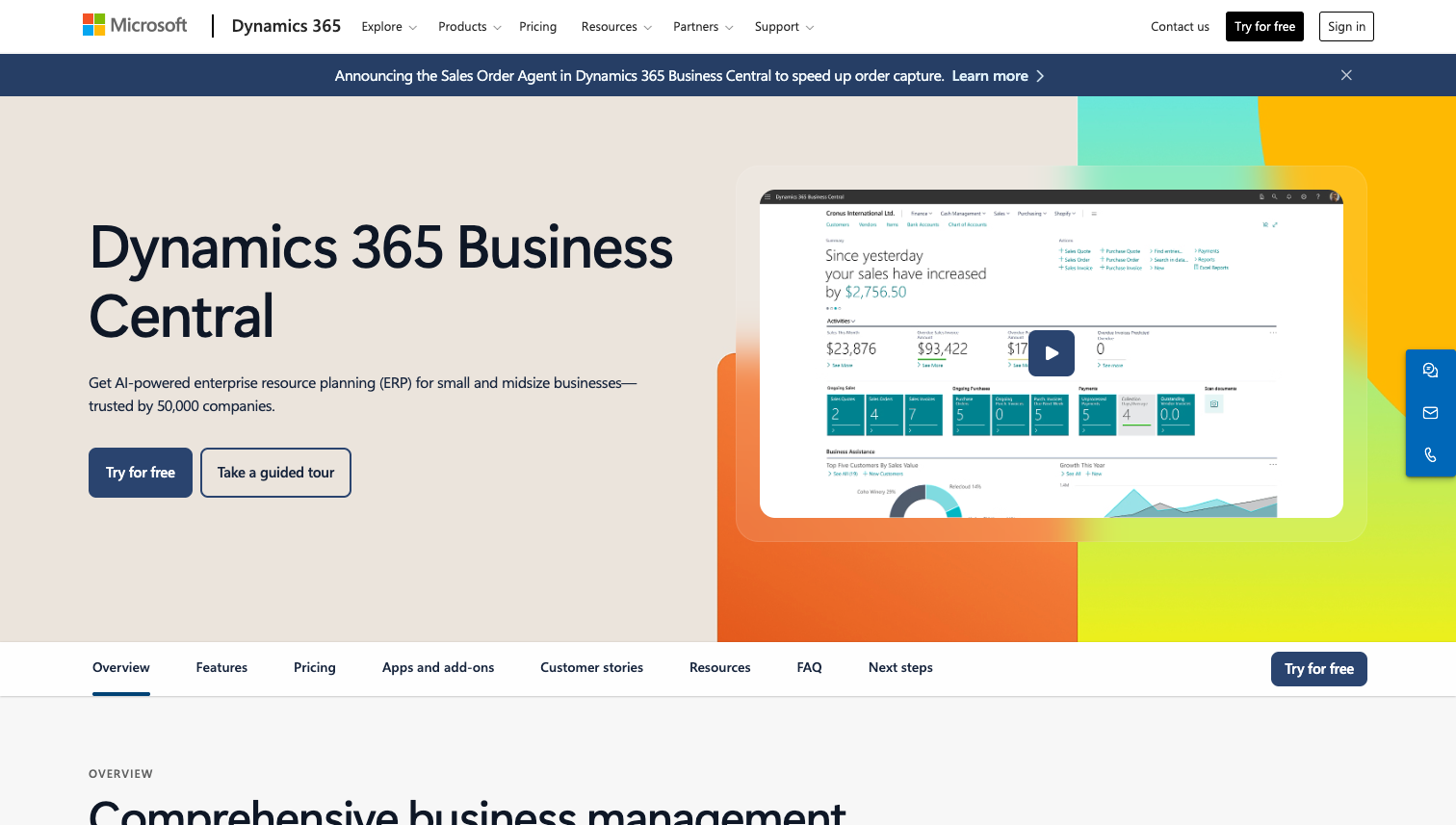 Microsoft Dynamics 365 Business Central