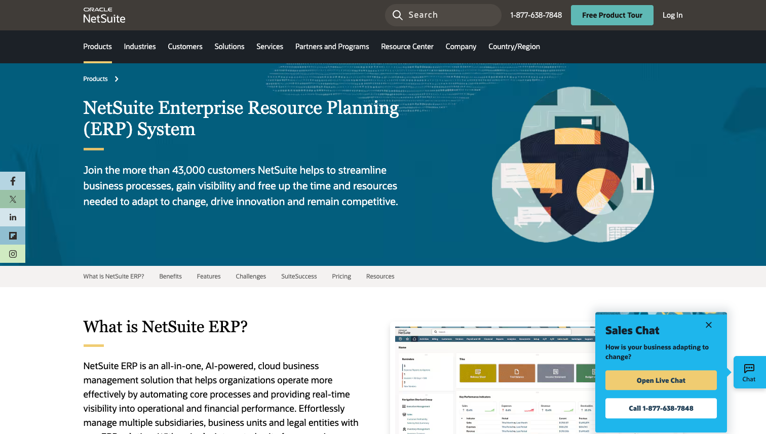 Oracle NetSuite ERP